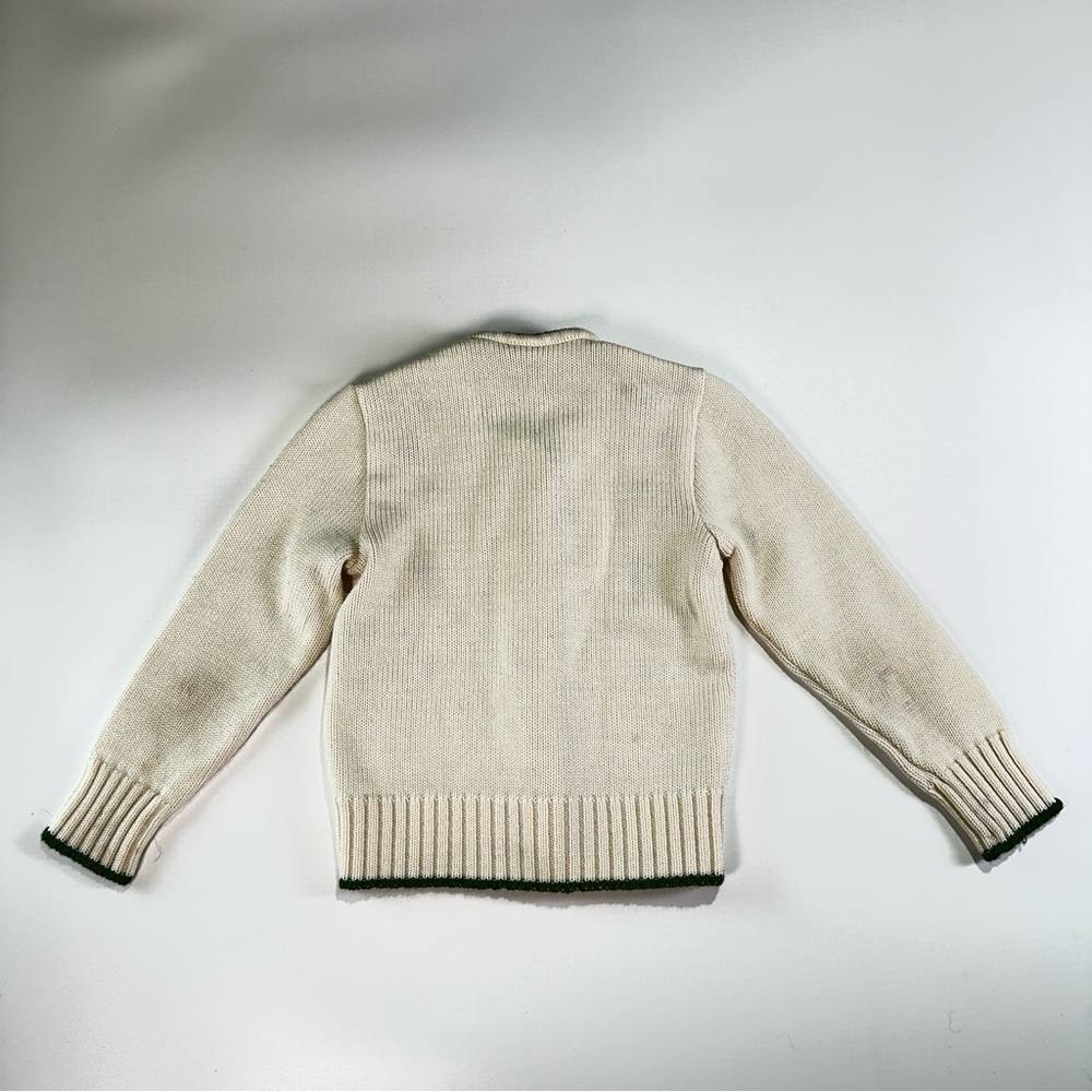 Pfister girls embroidered alpine knit cardigan cottagecore floral cream - Picture 9 of 11
